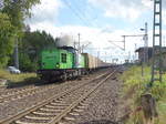 Am 10.09.2017 bringt die 202 787 den Hackschnitzelzug von Borstel nach Niedergörne.Fotosandort ist Borstel.