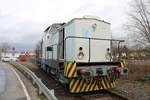 Die neue im Hanauer Hafen. V100 Ost 202 535-1 von CTL Logistics GmbH angemietet am 06.01.19 in Hanau Hafen 