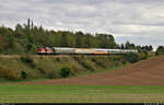 Historisches Eisenbahnwochenende im Mansfelder Land    202 466-9 (V 203 01 | 112 466-8 | 110 466-0 | DR V 100.1) und 52 8154-8 (052 154-2 | 52 4896 | MBA KDL 1) befördern den Sonderzug mit