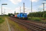 Diesellok der BR 204 (Press), fuhr am 24.06.10 durch Lehrte.