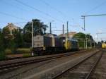 206 364-2 (ex 202 364-6) der Uwe Adam EVU GmbH Eisenach und ER 20 003 bei einer Rangierfahrt in Reichenbach/V. am 31.07.10.