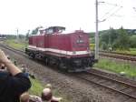 112 646 der Erzgebirgsbahn bei der Lokparade zum 05er Heitzhausfest im SEM