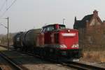 202 738-1 Erfurter Bahnservice(ex Adam 12) am 08.11.2011 in Rathenow