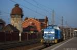 293 026-1 PRESS (202 746-4) als Lz in Rathenow in Richtung Stendal unterwegs. 16.03.2012