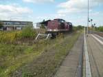 Am 13.09.2012 standen diese beiden V100 auf einem Abstellgleis im Bahnhof Halle Trotha