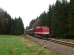 Am 28.04.13 fuhr die 112 565 der PRESS auf der Erzgebirgischen Aussichtsbahn.