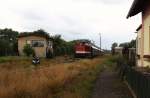 112 565-7 zu sehen am 20.06.15 in Krupa mit einem Sonderzug von Chemnitz nach Luzna.