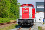 Lok 202 885 beim Bahnhofsfest in Putbus. - 26.05.2024