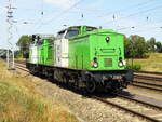 Am 01.08 .2018 standen die 202 494-1 und die 202 287-9 von der SETG - Salzburger Eisenbahn TransportLogistik GmbH, in Borstel .
