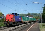 92 80 1203 126-8 (ex 202 558-3) mit DGZ 91208 (Rhenus Rail, Freiburg Gbf–Heitersheim) am 24.04.2015 in Schallstadt