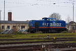 Raildox 203 126-8 im Bahnhof Nordhausen 23.12.2017.