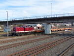 In Gera wird gebaut. Die Press ist eifrig am Werk mit ihrer V 100.1, 204 425-3 ( 9280 1203 220-9 D-PRESS ) am 26.2.2026