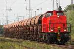 ALS 203 120 am 18.5.10 mit Schotter in Ratingen-Lintorf