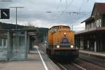 203 315-2 als Tfzf (??-Rottweil) bei der Durchfahrt St.Georgen(Schwarzw) 6.11.10