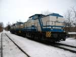 Am 2.1.2011 standen die 3 D&D Loks 1402 (92 80 1203 208-4 D-DUD);1404 (92 80 1203 221-7 D-DUD) und 1702 (92 80 1203 110-2 D-DUD) in Bad Langensalza Ost.