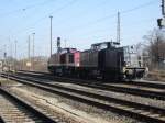 202 483&203 148 der RT&L am 22.02.2011 ins RAW Stendal.