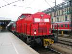 203 218 beim Rangieren im Regensburger Hbf.
