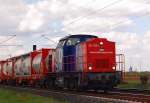 Mit der SBB Cargo 203 558-2 begann der Diesellokreigen an diesem Freitag den 20.4.2012