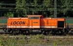 Locon 215 (203 141-7) am 18.08.2012 in Aachen West.