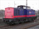 HWB 745 502-5 (ex BR 203) abgestellt am 21.01.07 in Wanne-Eickel Hbf.