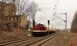 114 703-2 (92 80 1203 230-8 D-MTEG) zu sehen am 01.02.18 in Plauen/V.