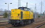 Die AZ Dispo Logistk GmbH für die KGT Gleis- und Tiefbau GmbH mit der  203 737  (92 80 1203 136-7 D-ALS) am 24.03.18 Bf.