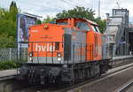 hvle V160.9 (92 80 1203 141-7 D-HVLE) am 11.07.18 Bf. Berlin-Hohenschönhausen.