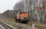 HVLE V 160.4 // Aufgenommen in Höhe der S-Bahn-Station Berlin Wollankstraße. // 5. Februar 2019