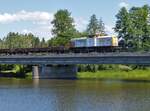 SGL V160.13 (92 80 1203 158-1 D-SGL) über der Naab in Schwandorf 02.06.2020