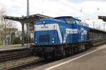 Jaeger 203-442  Emma  (92 80 1203 154-0 D-JUV) als Tfzf nach Knigsborn, am 05.04.2024 in Magdeburg-Neustadt.