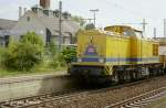 BR 203 307-4 durchfhrt den Bahnhof Bad Nauheim (Sept.