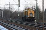 Nachschuss auf 203 310 bei der Durchfahrt durch Dresden Strehlen.08.03.10.