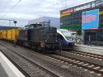 Am 07.09.2010 zieht Baureihe 203 von rt&l einen Gterzug durch den Bielefelder Hauptbahnhof.