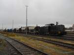 92 80 1203 148-2 D-RTUL (Franz) stand am 06.11.10 mit einem Schotterzug in Plauen/V. oberer Bahnhof.