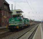 Weiter ging's dann am 13.03.2011 in Eichenberg. Dort gab's dann den Diesel Hattrick + 1. Zuerst zwei Ost V100 der LDS in Fahrtrichtung Sden. (Nummern hab ich leider nicht.)