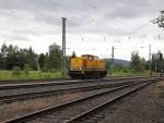 Die LW 203.001 von Leonhard Weiss kam am 02.07.2011 als Tfzf in Richtung Norden durch Eschwege West.