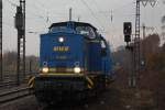 Die MWB V1201 zog am 22.11.11 die MWB/RCD V763 durch Duisburg-Bissingheim.