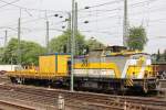 SGL V180.07 stand am 29.4.12 abgestellt in Solingen Hbf.