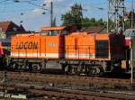 Locon 216 (203 142-5) steht am 08. September 2012 in Bamberg abgestellt.