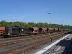 92 80 1203 148-2 D-BBL stand am 18.09.12 mit einem Schotterzug in Marktredwitz.