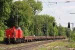 EBM Cargo 203 115 am 3.6.13 mit Altschwellen in Ratingen-Lintorf.