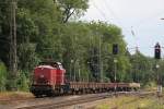 BBL 09 zog am 26.6.13 ein paar Flachwagen durch Ratingen-Lintorf.