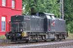 ALS/EBM Cargo 203 152 (ex rt&l) am 15.7.13 als Tfzf in Ratingen-Lintorf.