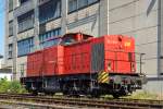   Die 203 115-1 der Eisenbahnbetriebsgesellschaft Mittelrhein GmbH EBM Cargo GmbH, Gummersbach (NVR-Nummer: 92 80 1203 115-1 D-EBM) ist am 10.05.2015 im Hauptbahnhof Siegen abgestellt, hier waren