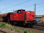 EBM Cargo 203 111-0 mit Schotterzug am 14.06.15 in Koblenz Lützel 