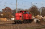 203 113-6 der WFL kam am 23.11.2104 als Tfzf in Fahrtrichtung Süden durch Eichenberg.