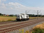 Die 203 915 am 02.09.2016 unterwegs bei Unterweilbach.