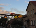 MTEG 112 703-4 als Schlusslok am DPE 61408 von Wippra nach Klostermansfeld, am 02.10.2016 in Mansfeld.