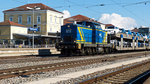 EVB 203-102 (92 80 1203 102-9 D-MWB)mit Dacia-Zug Regensburg Hbf 16.10.2016