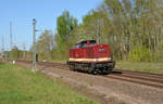 Am 22.04.19 rollte 202 484 (203 229) der CLR Lz durch Muldenstein Richtung Bitterfeld.